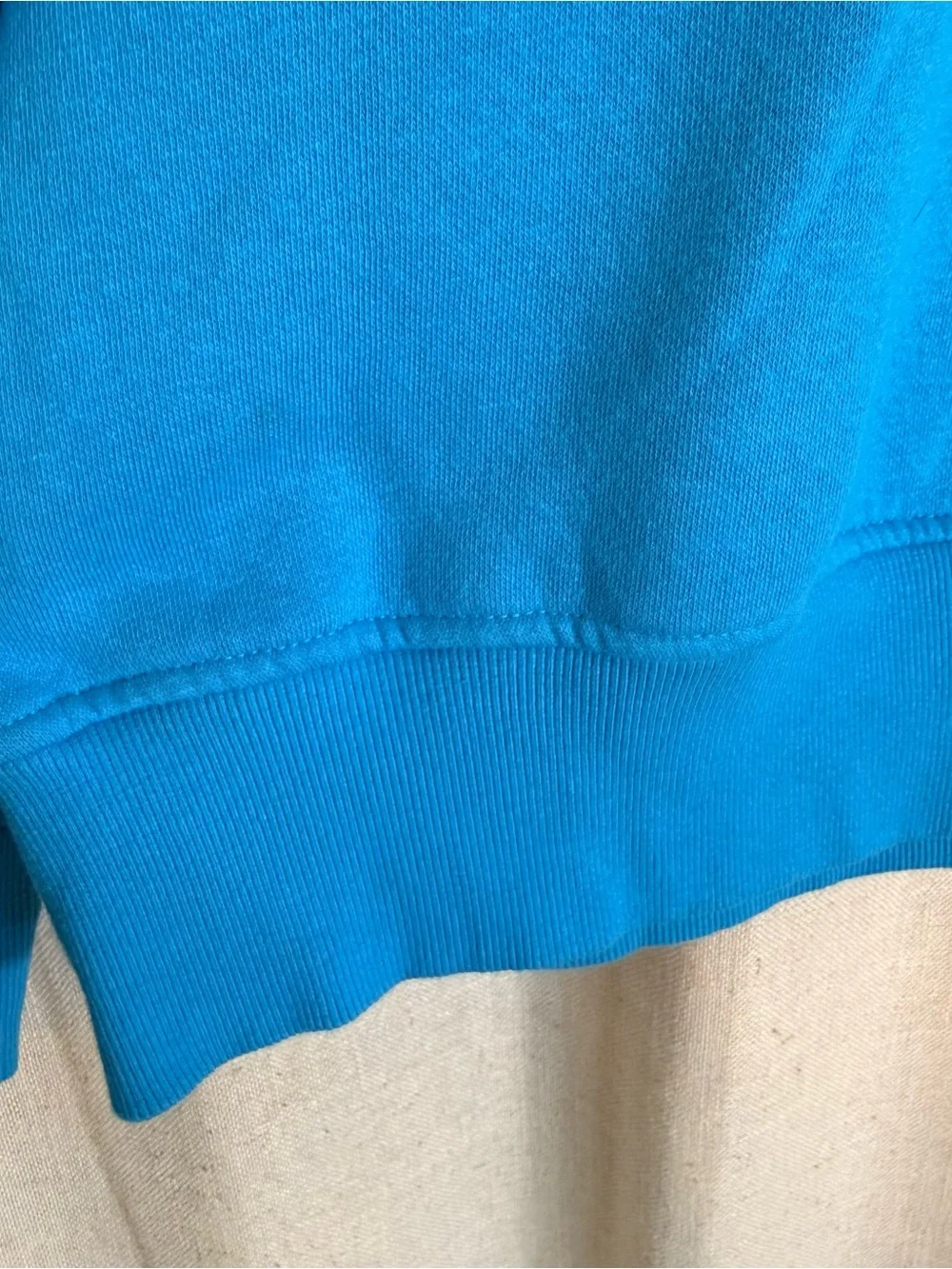 The North Face Coordinates Crew Sweatshirt  Mens Acoustic Blue Print Logo